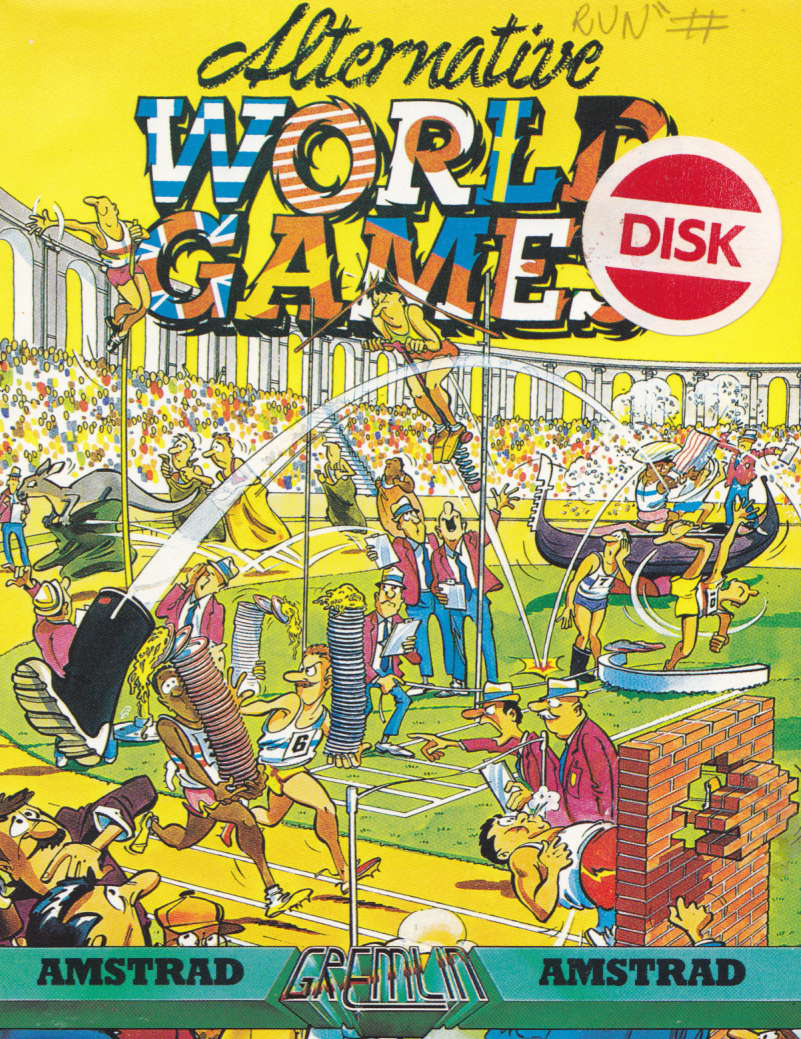 screenshot of the Amstrad CPC game Alternative world games by GameBase CPC