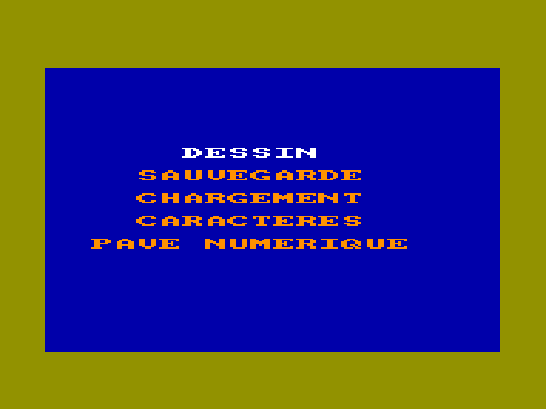 screenshot of the Amstrad CPC game Am Stram Graph by GameBase CPC