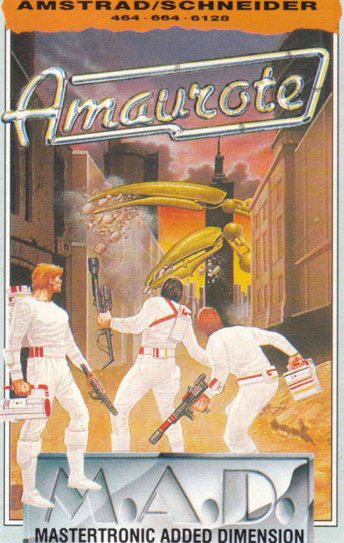 screenshot of the Amstrad CPC game Amaurote by GameBase CPC