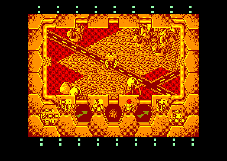 screenshot of the Amstrad CPC game Amaurote by GameBase CPC