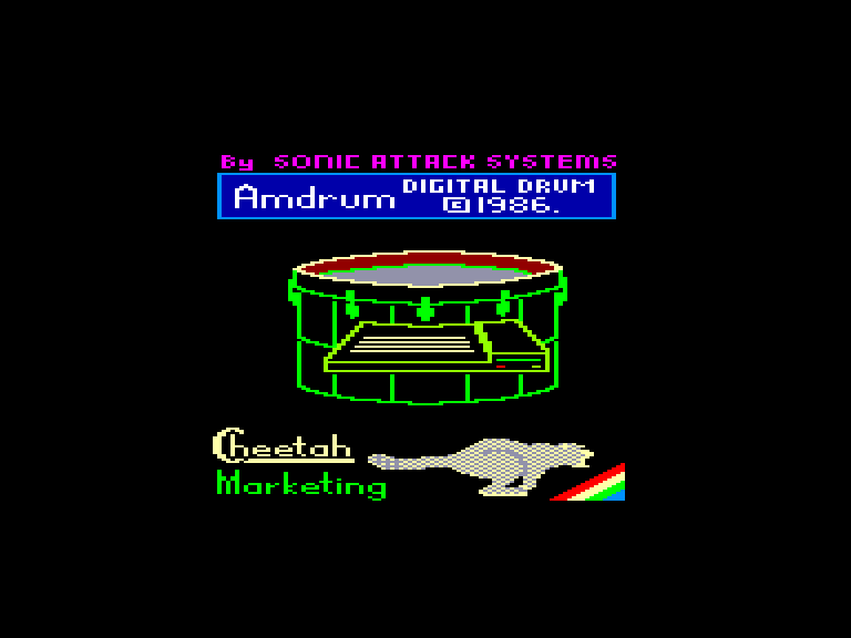 screenshot of the Amstrad CPC game Amdrum by GameBase CPC