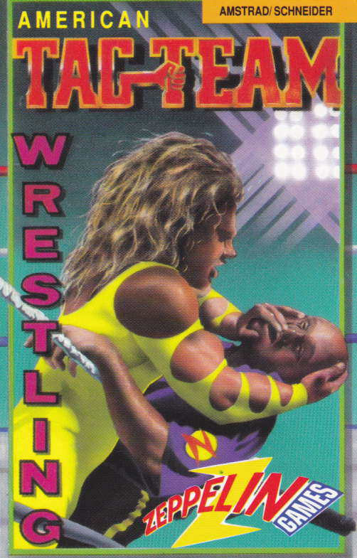 screenshot of the Amstrad CPC game American Tag Team Wrestling by GameBase CPC
