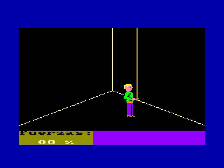 screenshot of the Amstrad CPC game Amsilvania castle by GameBase CPC