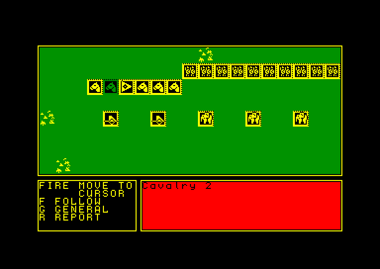 screenshot of the Amstrad CPC game Ancient battles by GameBase CPC