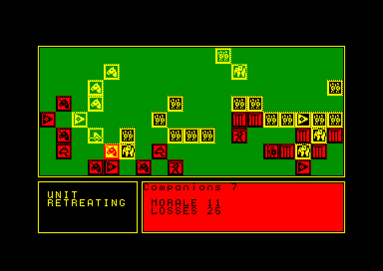 screenshot of the Amstrad CPC game Ancient battles by GameBase CPC