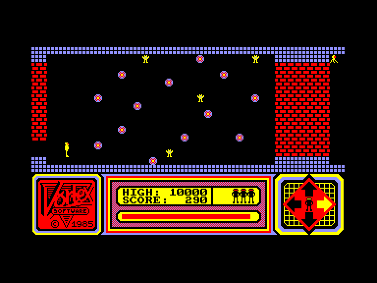 screenshot of the Amstrad CPC game Android One by GameBase CPC