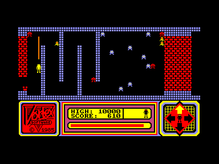 screenshot of the Amstrad CPC game Android One by GameBase CPC