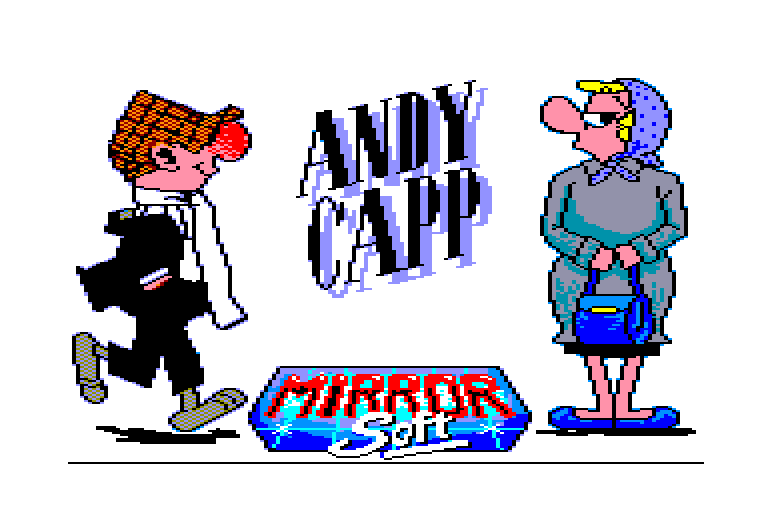 screenshot of the Amstrad CPC game Andy Capp by GameBase CPC
