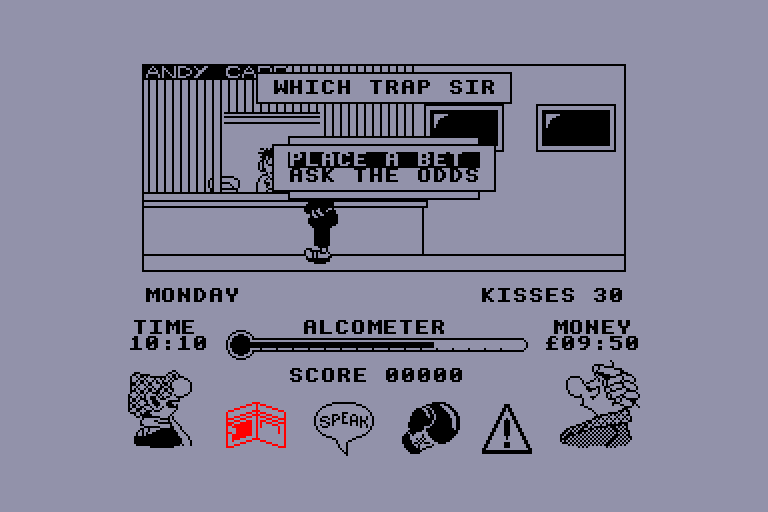screenshot of the Amstrad CPC game Andy Capp by GameBase CPC