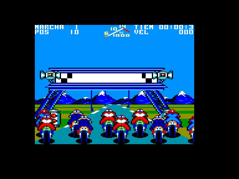 screenshot of the Amstrad CPC game Angel Nieto Pole 500 by GameBase CPC