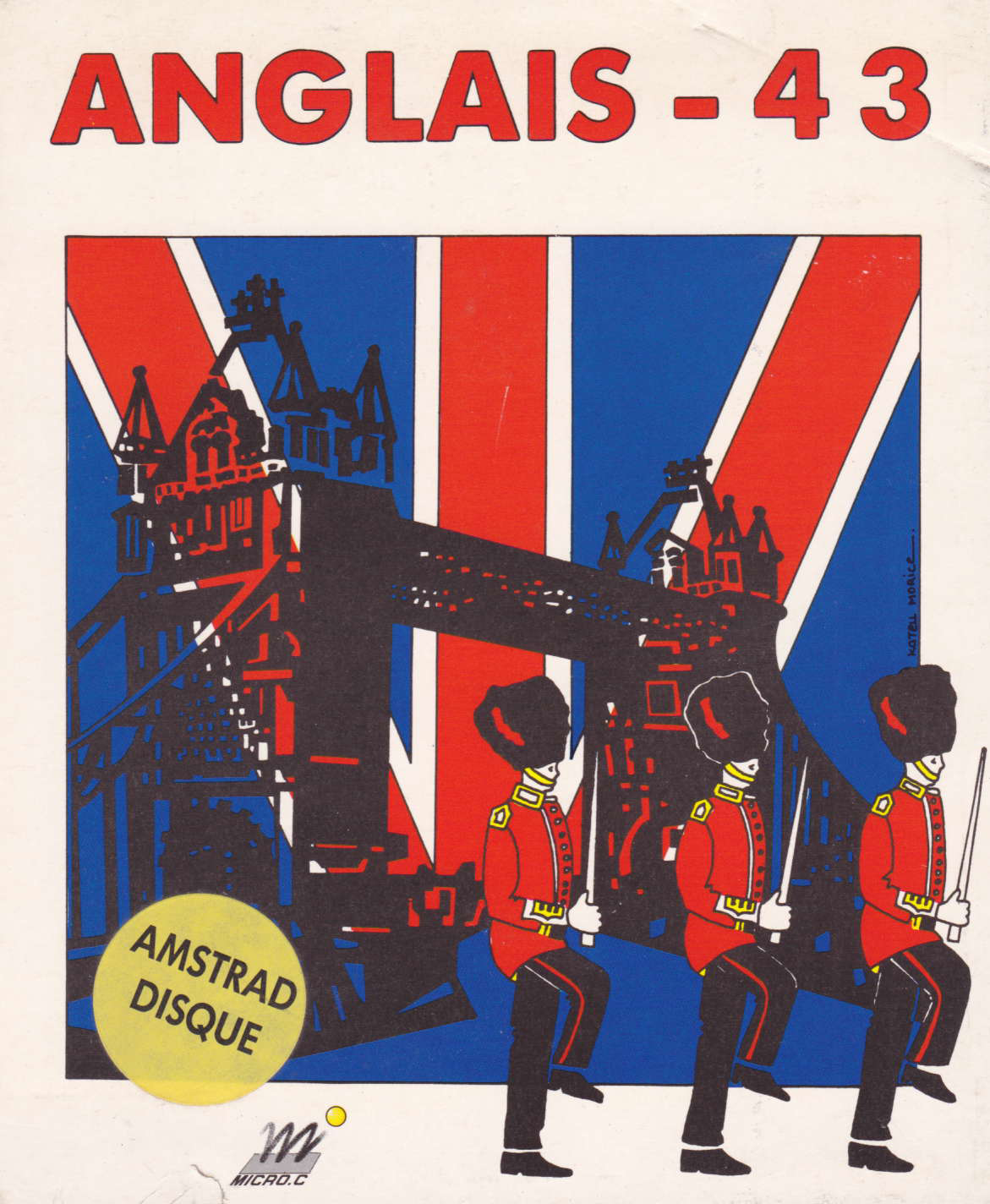 screenshot of the Amstrad CPC game Anglais - 4 3 by GameBase CPC