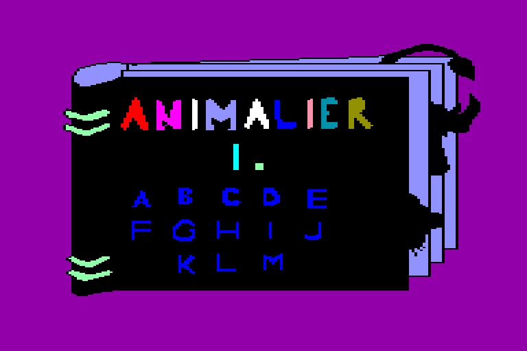 screenshot of the Amstrad CPC game Animalier (l') by GameBase CPC