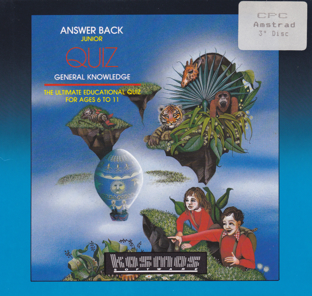 cover of the Amstrad CPC game Answer Back Junior Quiz  by GameBase CPC