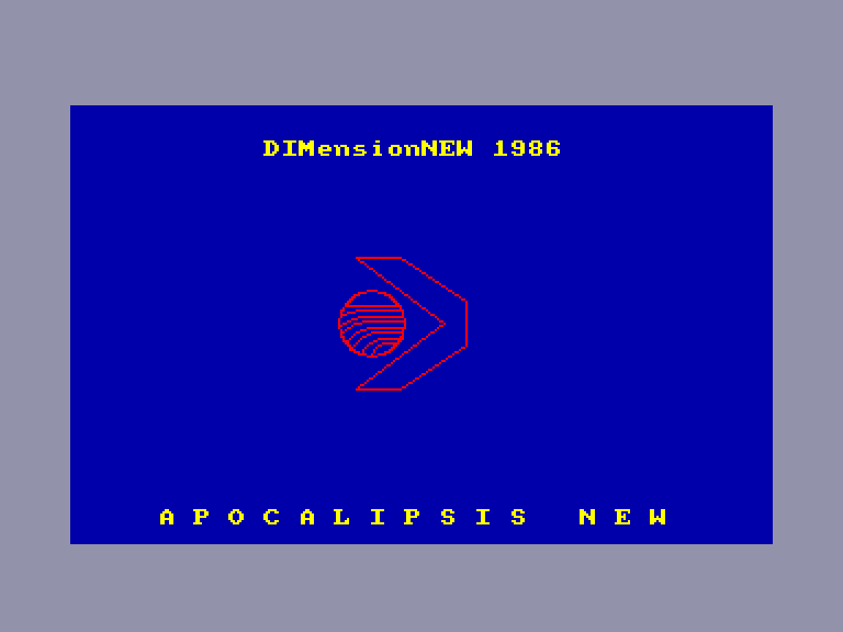 screenshot of the Amstrad CPC game Apocalipsis New by GameBase CPC