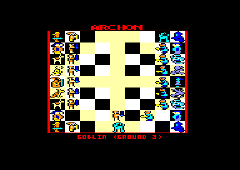 screenshot of the Amstrad CPC game Archon Collection (the) by GameBase CPC