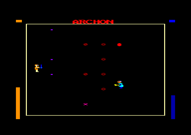 screenshot of the Amstrad CPC game Archon Collection (the) by GameBase CPC