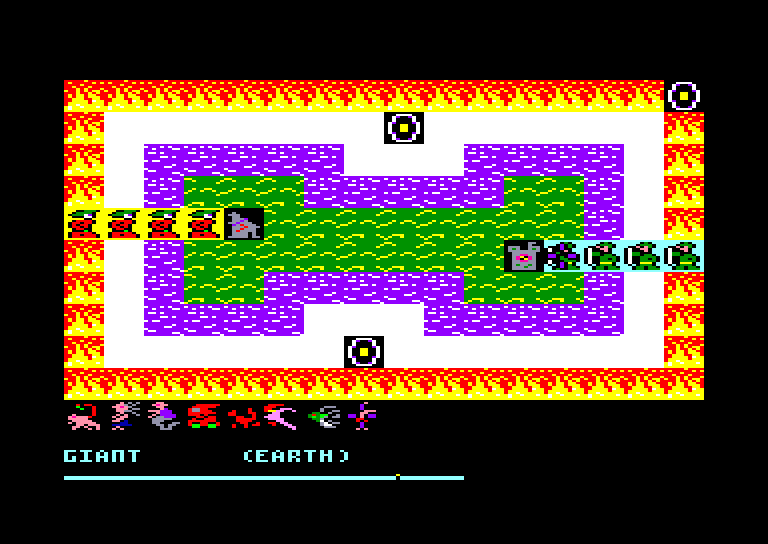 screenshot of the Amstrad CPC game Archon Collection (the) by GameBase CPC