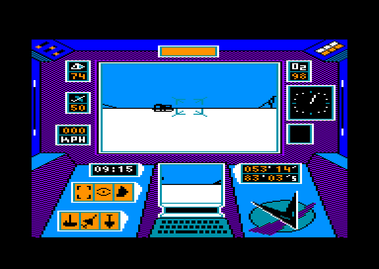 screenshot of the Amstrad CPC game Arcticfox by GameBase CPC