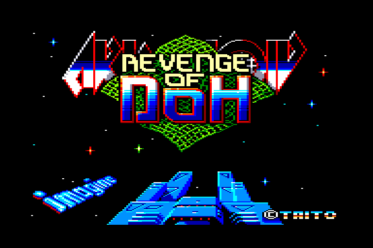 screenshot of the Amstrad CPC game Arkanoid - Revenge of Doh by GameBase CPC