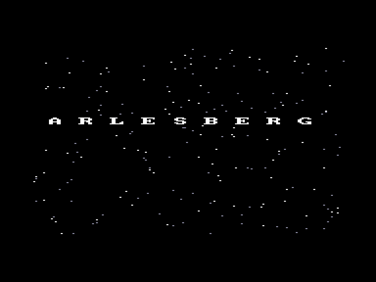 screenshot of the Amstrad CPC game Arlesberg by GameBase CPC