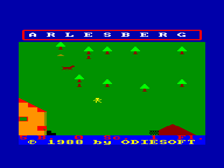 screenshot of the Amstrad CPC game Arlesberg by GameBase CPC