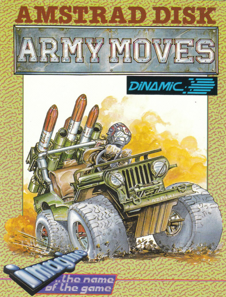 screenshot of the Amstrad CPC game Army Moves by GameBase CPC