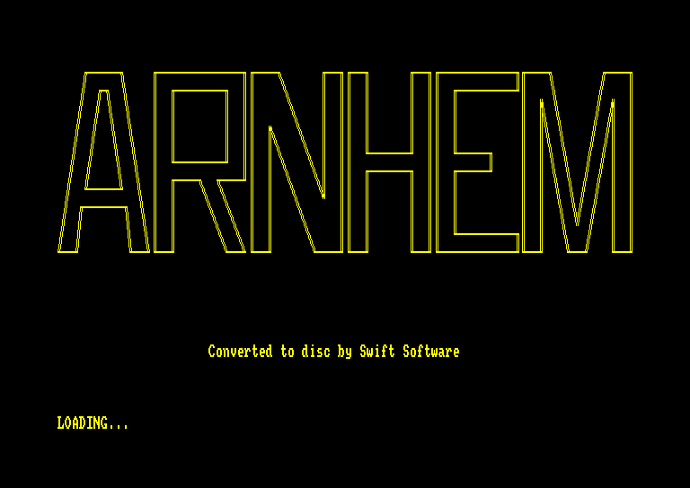 screenshot of the Amstrad CPC game Arnhem (the bridge of) by GameBase CPC