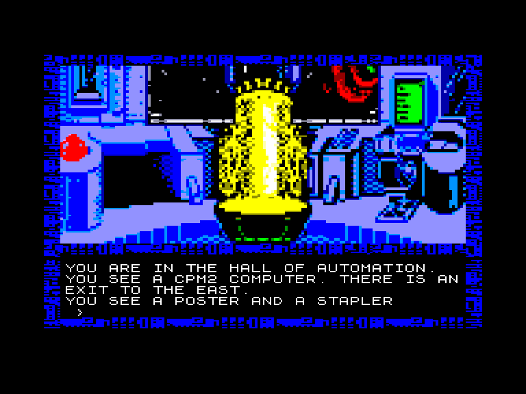 screenshot of the Amstrad CPC game Arquimedes XXI by GameBase CPC