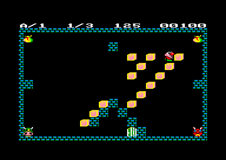 screenshot of the Amstrad CPC game Arsene lapin by GameBase CPC