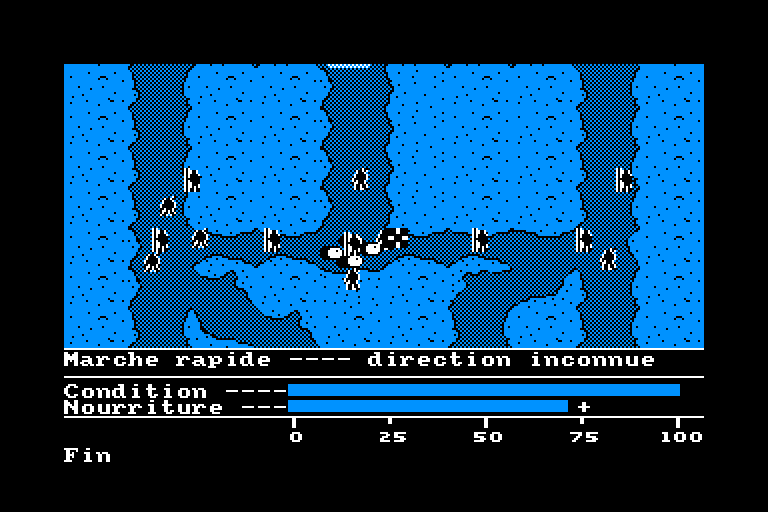screenshot of the Amstrad CPC game Art de la guerre (l') by GameBase CPC