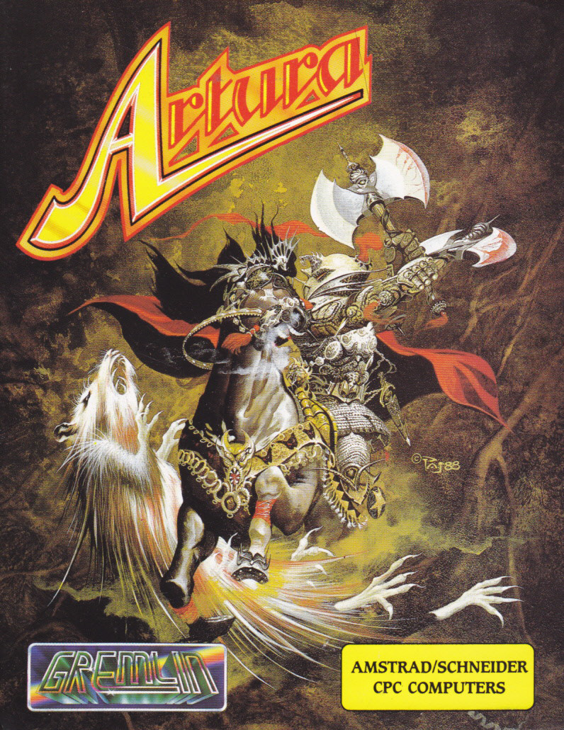 cover of the Amstrad CPC game Artura  by GameBase CPC