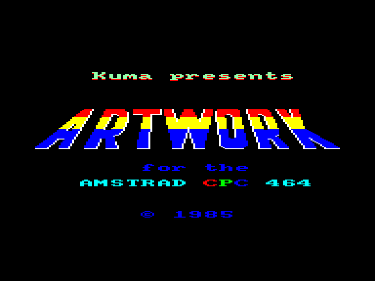screenshot of the Amstrad CPC game Artwork by GameBase CPC