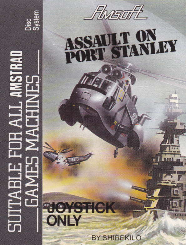 screenshot of the Amstrad CPC game Assault on port stanley by GameBase CPC