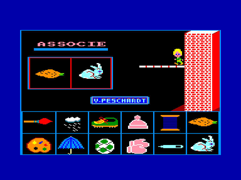 screenshot of the Amstrad CPC game Associe by GameBase CPC