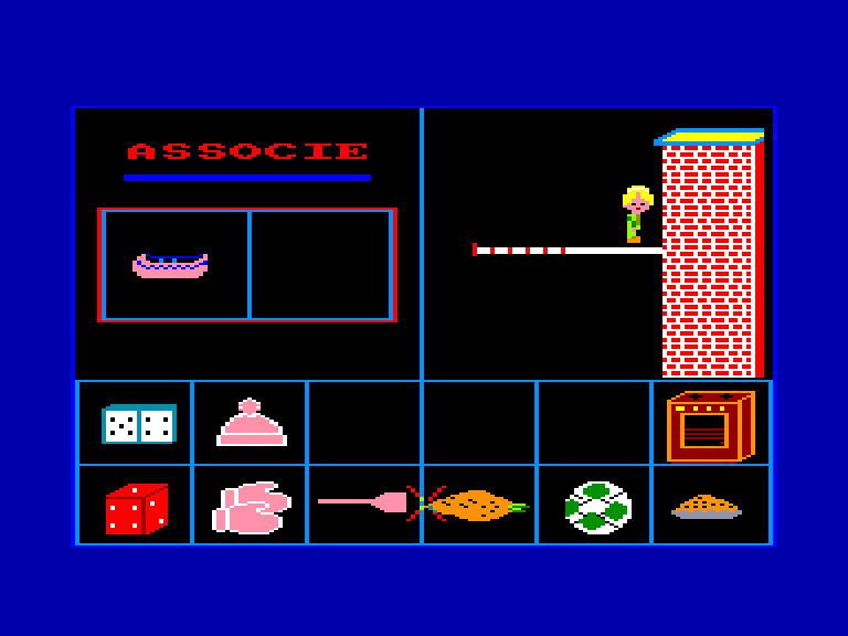 screenshot of the Amstrad CPC game Associe by GameBase CPC