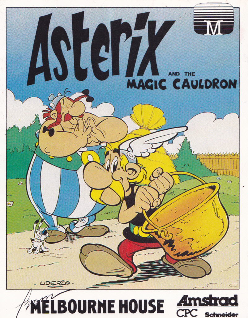 screenshot of the Amstrad CPC game Asterix and the magic cauldron by GameBase CPC