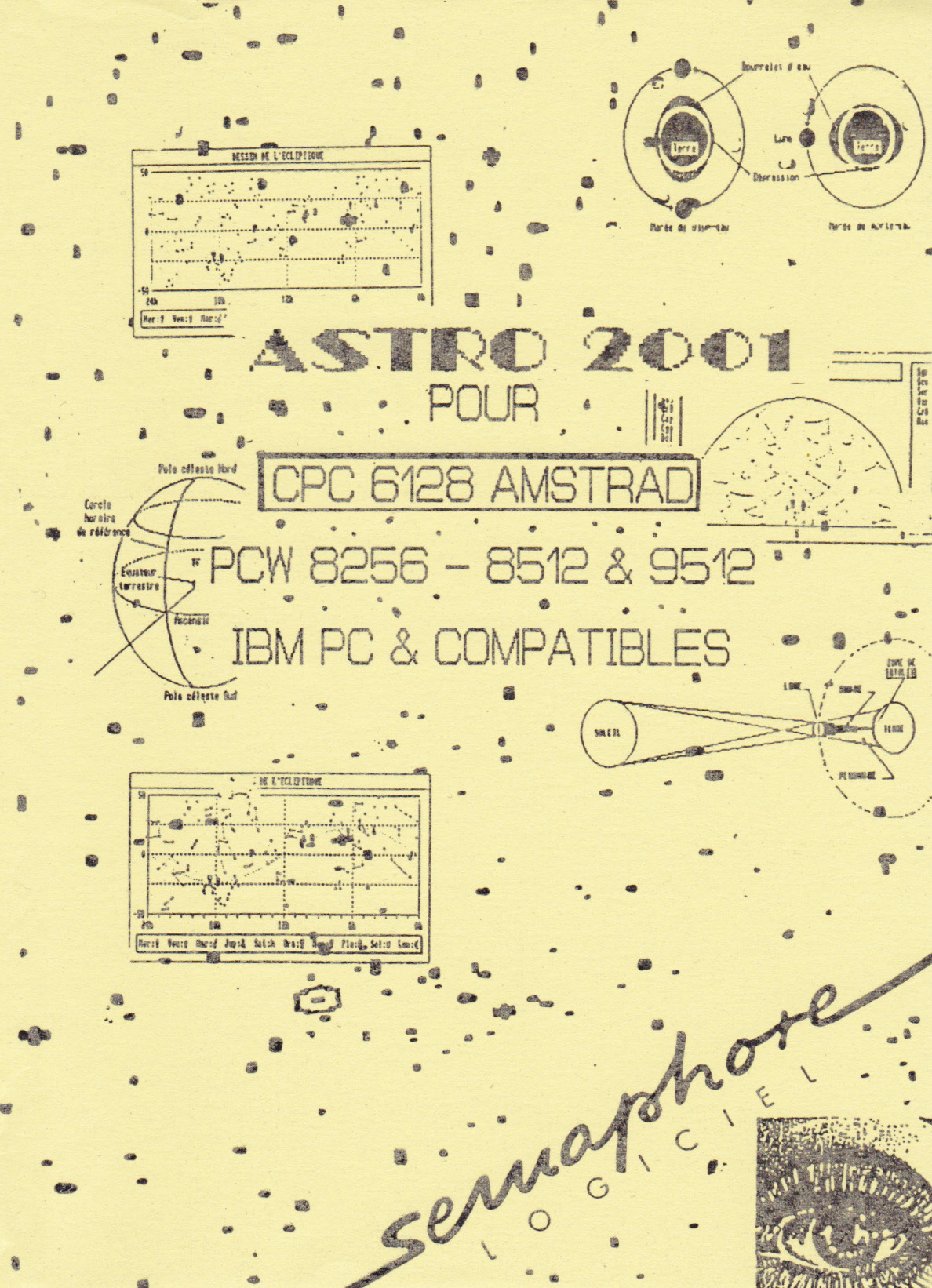 screenshot of the Amstrad CPC game Astro 2001 by GameBase CPC