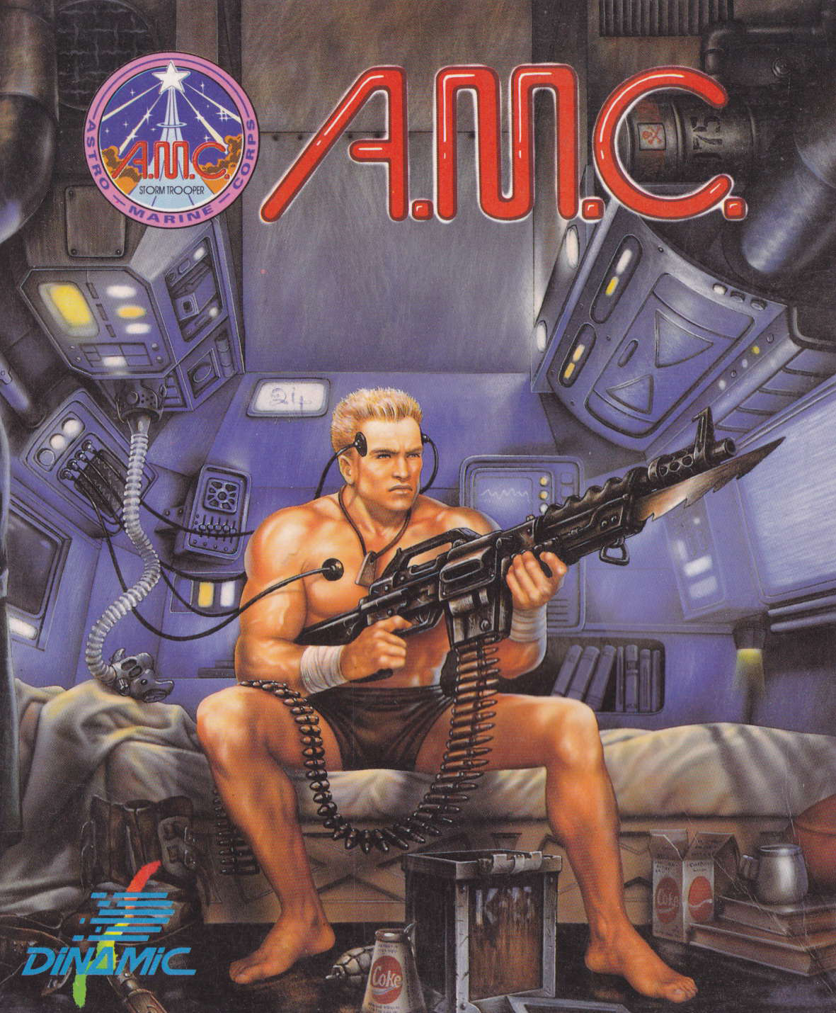 screenshot of the Amstrad CPC game A.M.C. by GameBase CPC