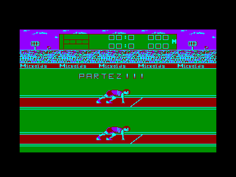 screenshot of the Amstrad CPC game Athlete by GameBase CPC