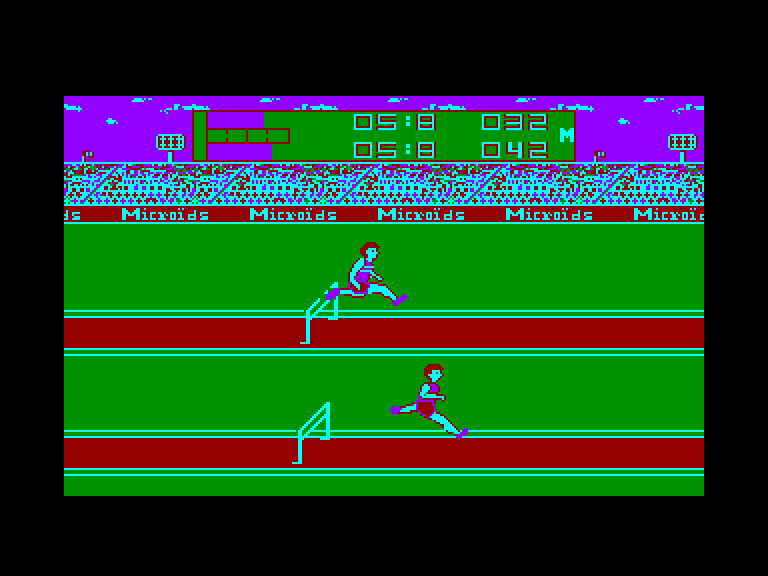 screenshot of the Amstrad CPC game Athlete by GameBase CPC