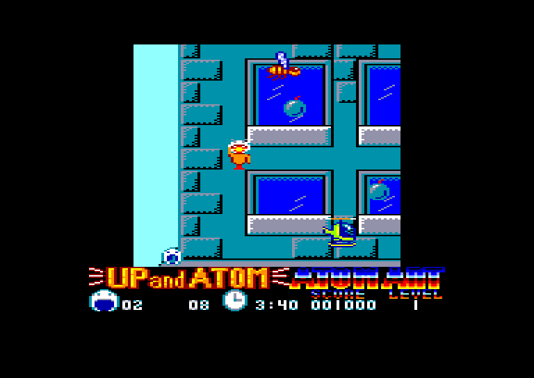 screenshot of the Amstrad CPC game Atom Ant by GameBase CPC
