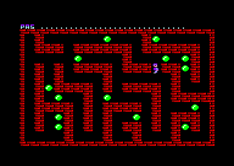 screenshot of the Amstrad CPC game Au Boulot ! by GameBase CPC