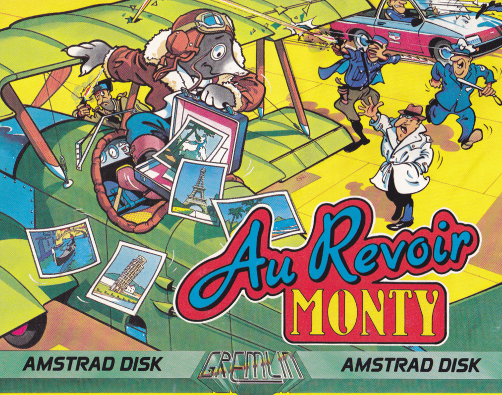 screenshot of the Amstrad CPC game Au Revoir Monty by GameBase CPC