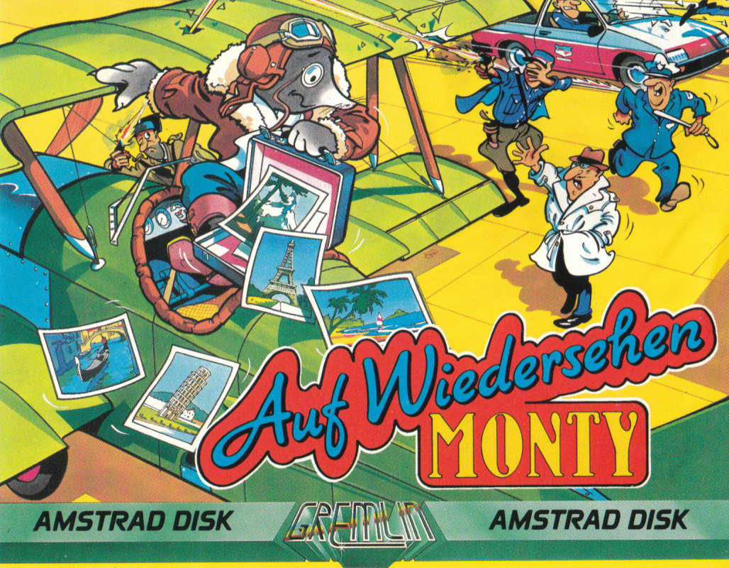 screenshot of the Amstrad CPC game Au Revoir Monty by GameBase CPC