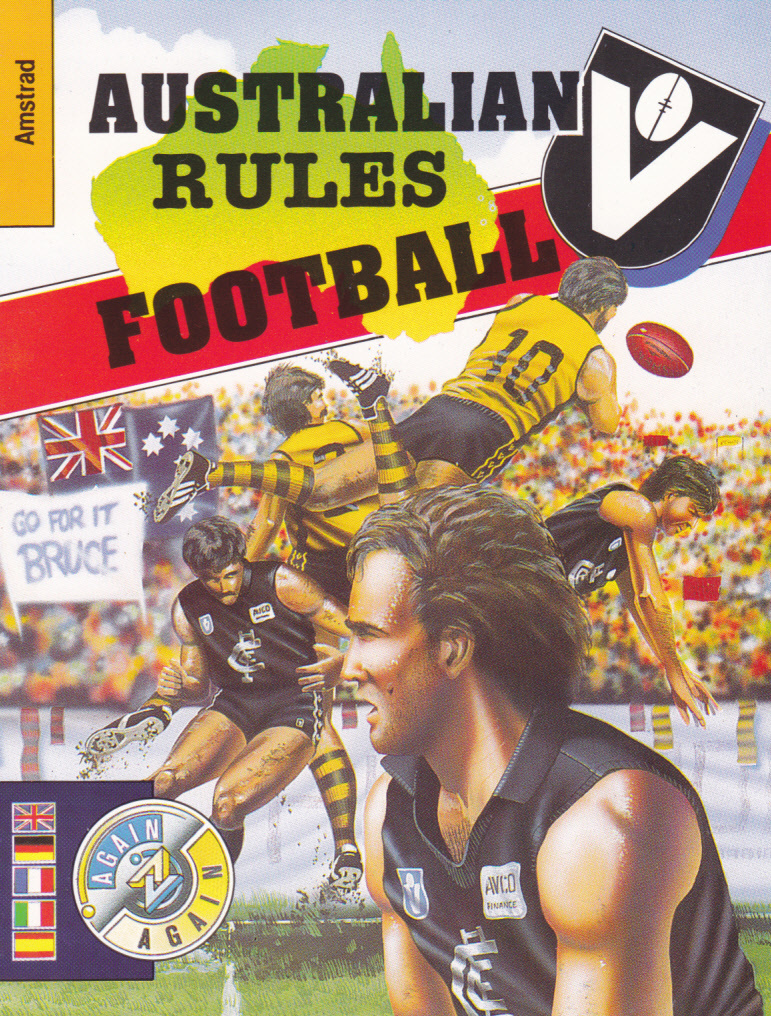 screenshot of the Amstrad CPC game Australian rules football by GameBase CPC