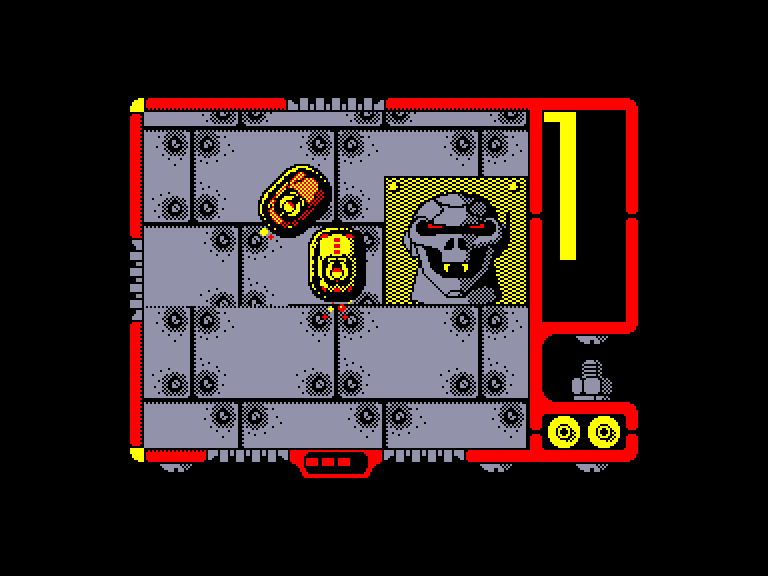 screenshot of the Amstrad CPC game Autocrash by GameBase CPC