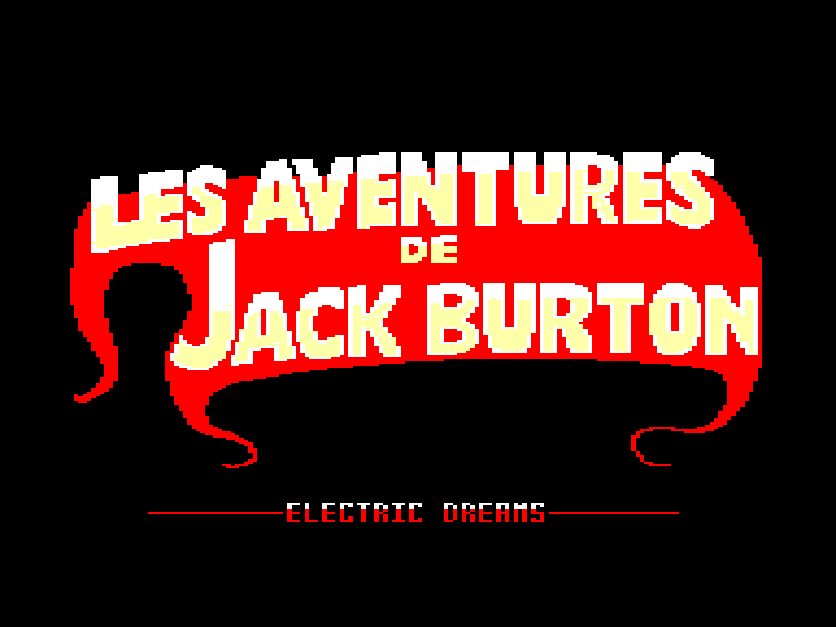 screenshot of the Amstrad CPC game Aventures de Jack Burton (les) by GameBase CPC
