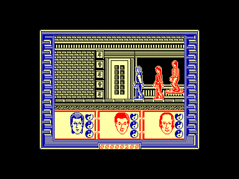 screenshot of the Amstrad CPC game Aventures de Jack Burton (les) by GameBase CPC