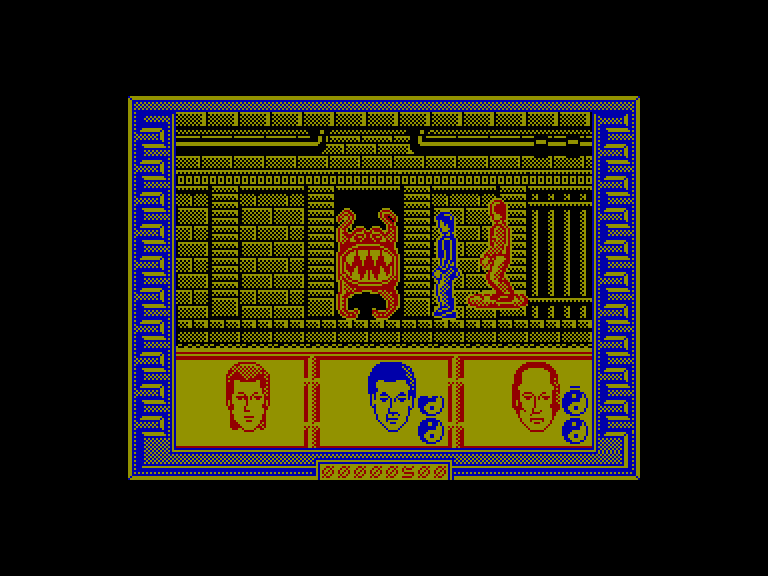 screenshot of the Amstrad CPC game Aventures de Jack Burton (les) by GameBase CPC