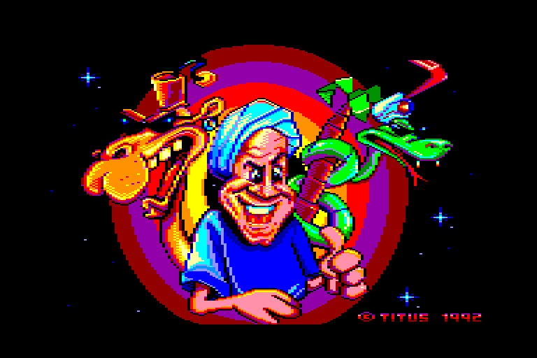 screenshot of the Amstrad CPC game Aventures de Moktar (les) by GameBase CPC